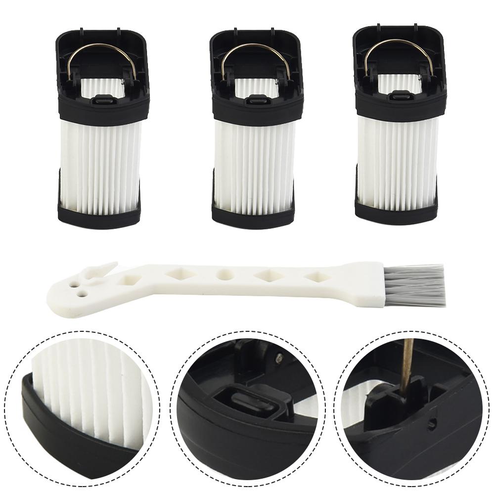 3Pcs Fabric Filter For Shark WV401 WV401PK WV401BL WV401BLWKT WANDVAC POWER PET XFFWV40 Cordless Hand Vacuum Cleaner Filter Part