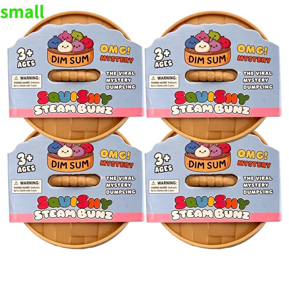 Hot Glitter Dumpling Squishy Maltose Series With Box Dumplings Sensory Squeeze Toy For Stress Relief Random Color