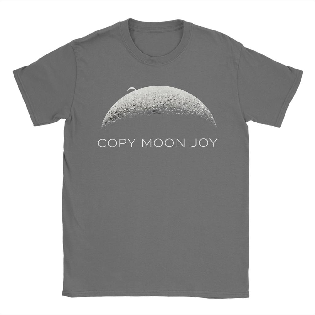 Unisex TShirts Copy Moon Joy Artemis II Space Funny Pure Cotton Tee Shirt Short Sleeve T Shirts Crewneck Tops Plus Size