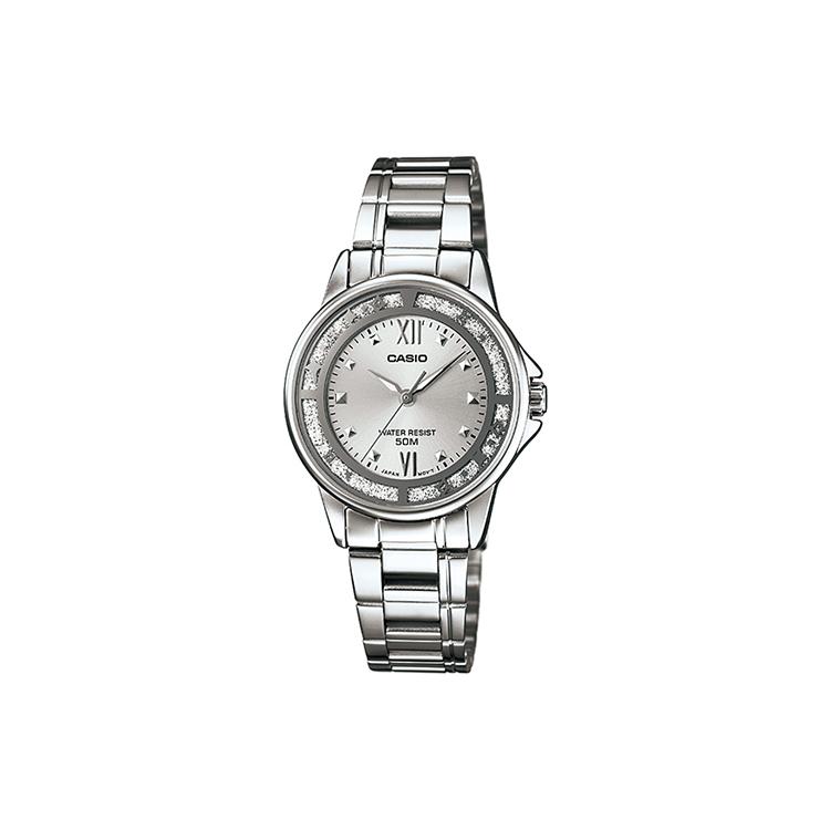 Casio STANDARD Quartz Movement Stainless Steel Strap Watch Women's Watch Silver Dial LTP-1391D-7AVDF