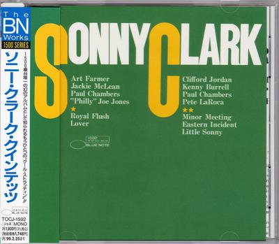 CD SONNY CLARK PAUL CHAMBERS ART FAR  Sonny Clark Quintets TOCJ1592 Blue Note 2000 Japan ObiJazz Used