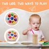 Brinquedos Montessori de Madeira Crianças Pequenas Classificação de Cores e Pesca Jogabilidade Dupla Desenvolvimento da Motricidade Fina Bebês Jogos Sensoriais de Correspondência
