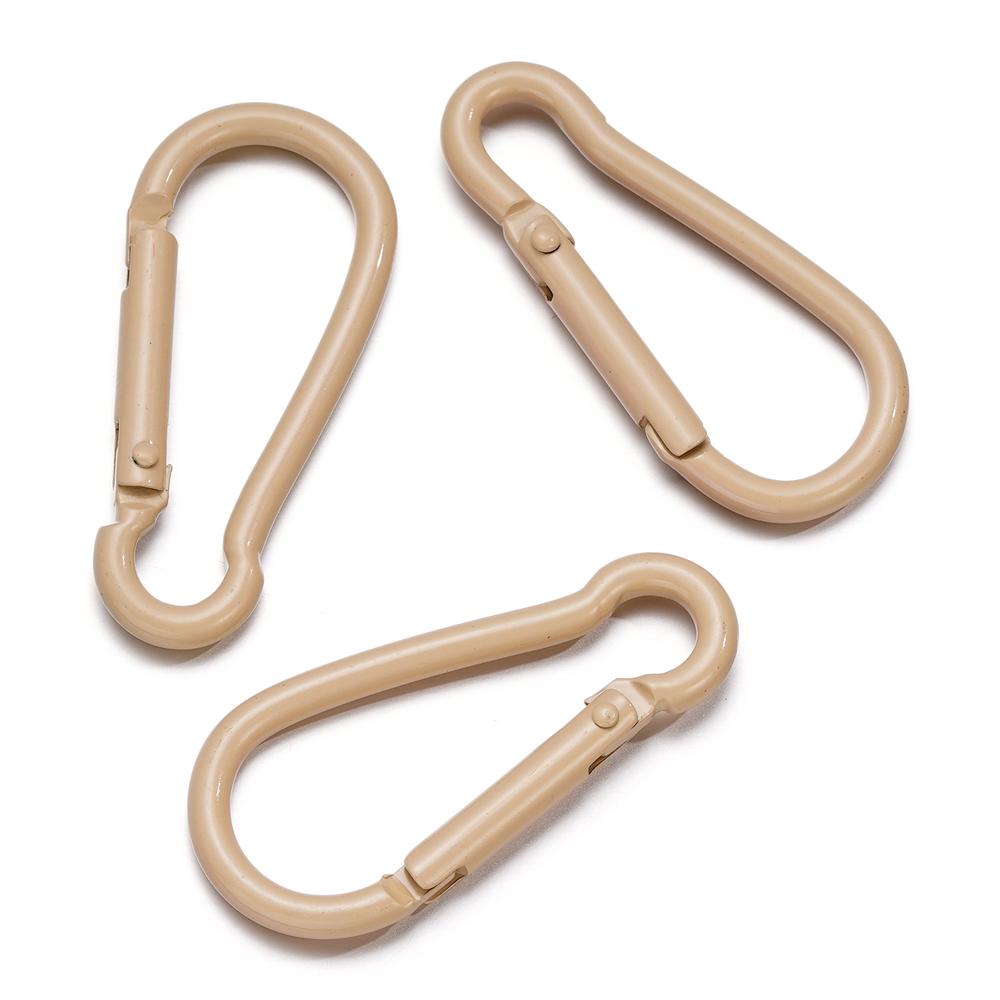 5 Stück/Los 22,5*48,5 mm Langer Feder-Schlüsselanhänger Öffnungsfähige Karabinerhaken Für Handtasche Tasche Schmuck Zubehör Bastelbedarf