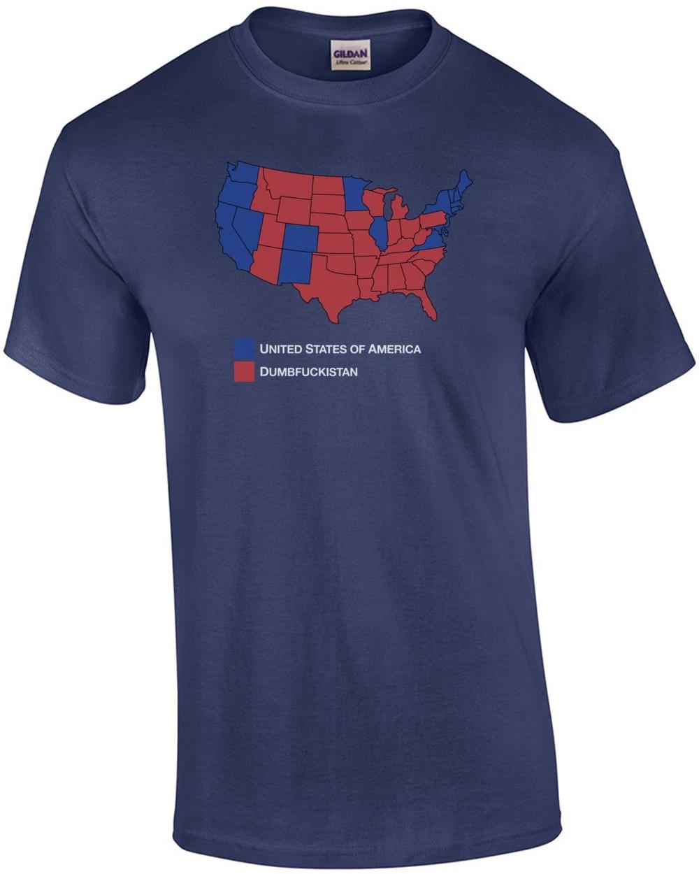 Dumbfuckistan (liberal Version) T-shirt 2XL
