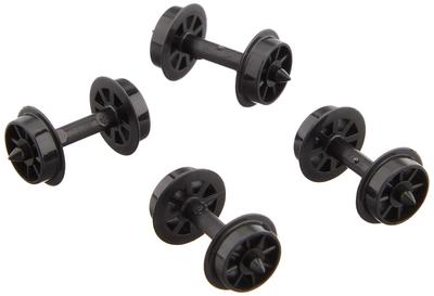 PECO N Gauge Freight Car Spoke Wheels (4 Axles) - Model Railway Supplies PENR-101