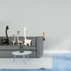 Modern Abstract Giraffe Figurine Ceramic Resin Statue Creative Centerpiece for Desk Office Bookshelf