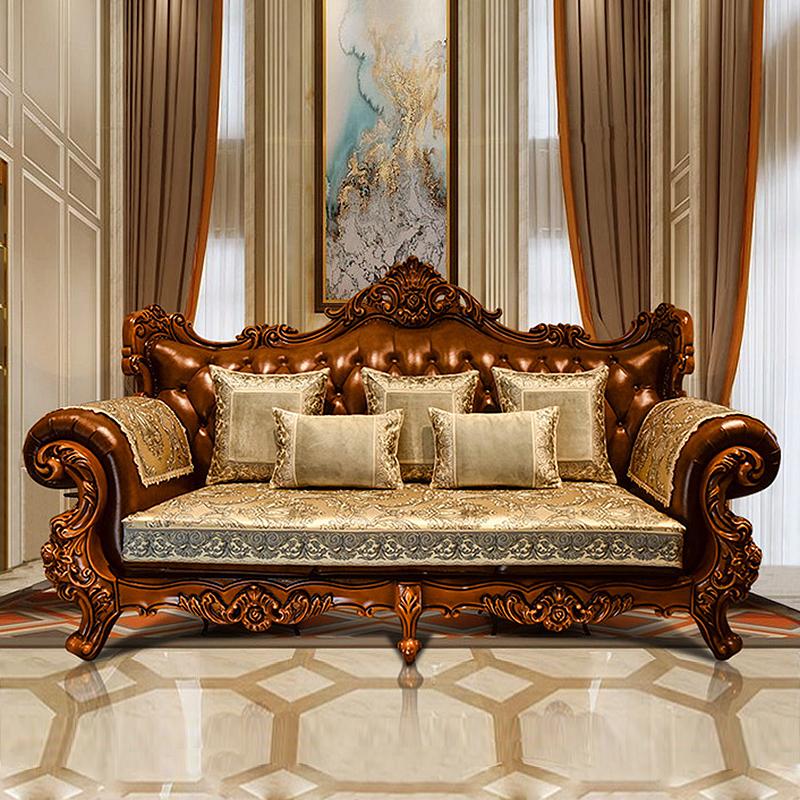 Luxuriöse High-End-Sofabezüge aus europäischem Chenille, universelle, rutschfeste Sofakissen, Schutz für Wohnzimmermöbel, Couchbezug