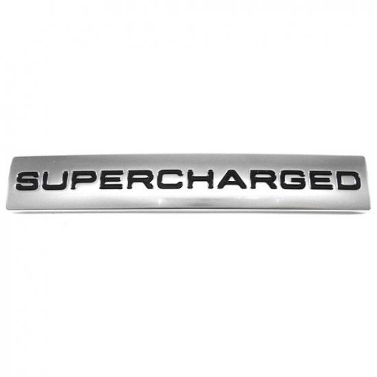 For SUPERCHARGED 3D CAR Emblem Decal STICKER Trim