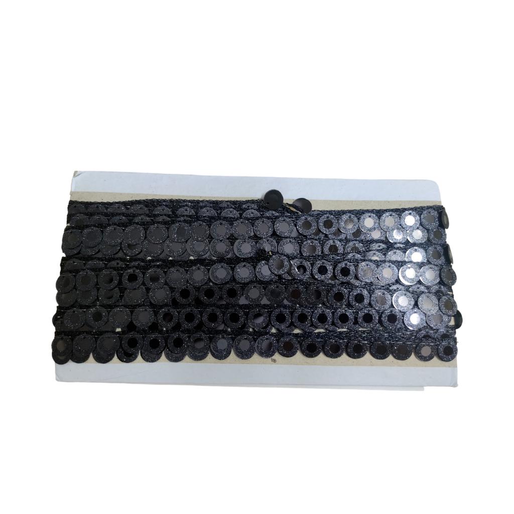 @ Black Mirror Sequence Hanging Lace Border and Material Sequin U355 VD-762-60%OFF