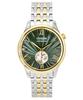 Two Tone Stainless Steel Open Heart Green Dial Automatic NH9134-83X Men's Watch