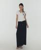 Teuwi Koren Folding Elastic Long Skirt