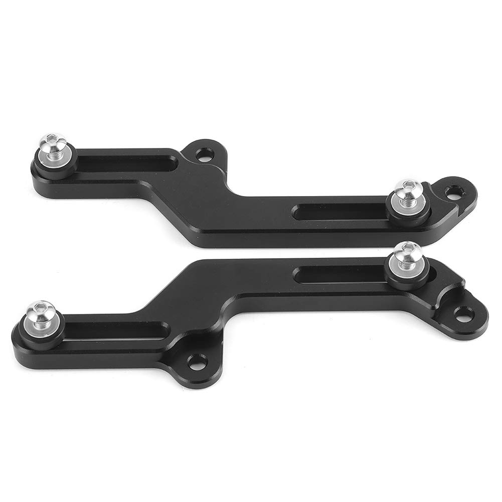 MAJONMMERD CB500X 2013-2016 CNC Aluminum Windshield Adjuster Height Adjustment Black,