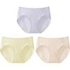 Beneunder Women's 100% Cotton Seamless Antibacterial Mid-Rise Briefs