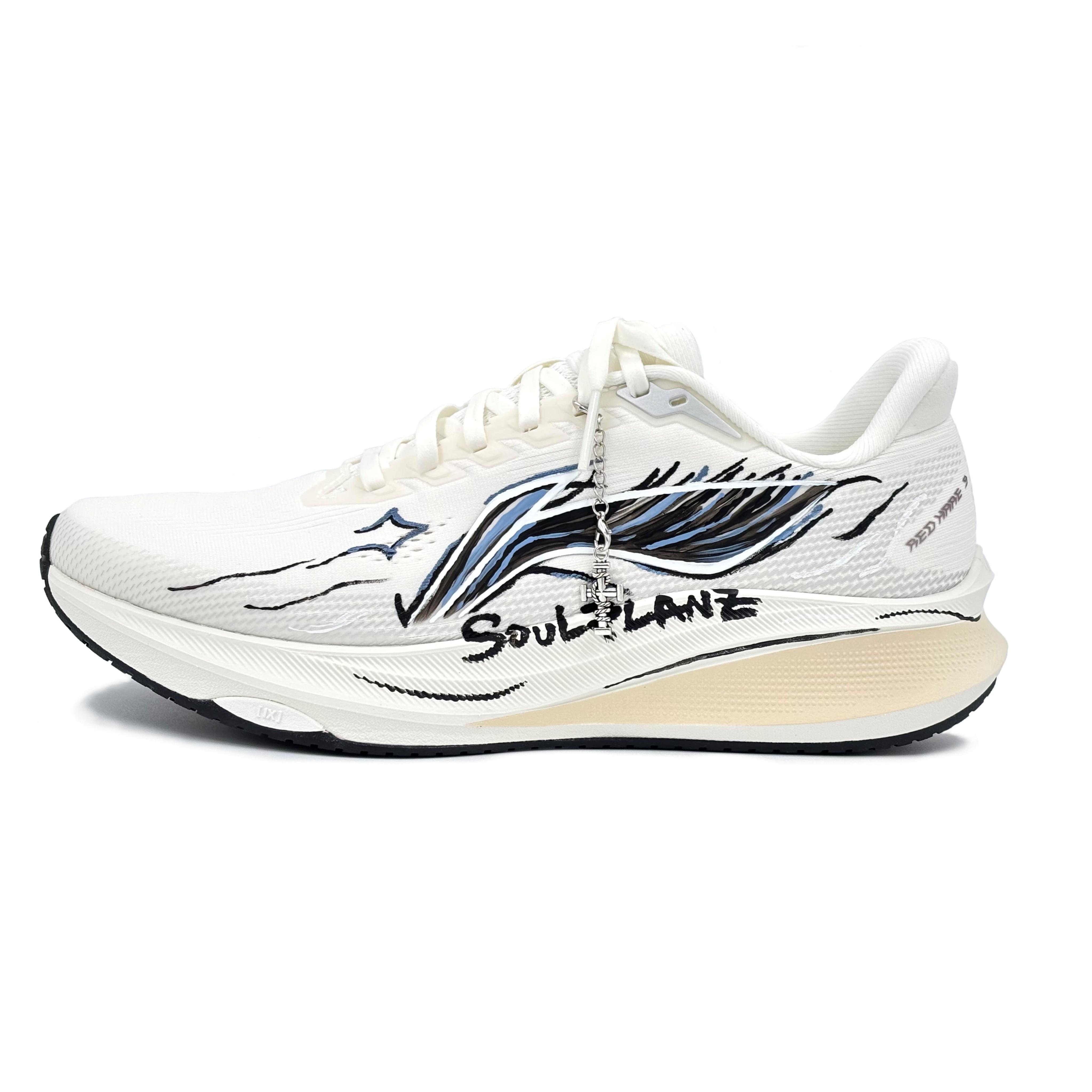 

Li Ning Red Hare 9 Низкие Беговые Кроссовки Унисекс Бело-Синие ARPW003-8(Команда1620-) 39