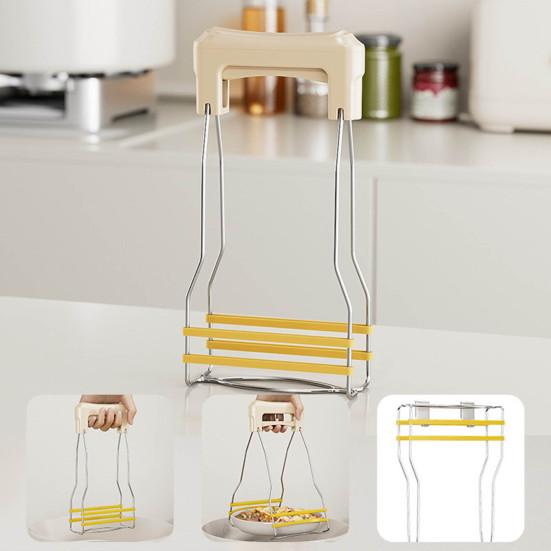 Anti-scalding Dish Tweezers Clip Holder Heat-Resistant Pan Gripper Secure Grip