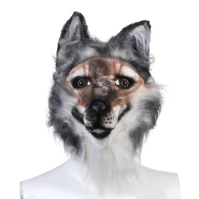 Halloween Headdress Costume Mask Wolf Headwear Costume Mask Wolf Mask Cosplay Stage Party Decoration Birthday Carnival Gift