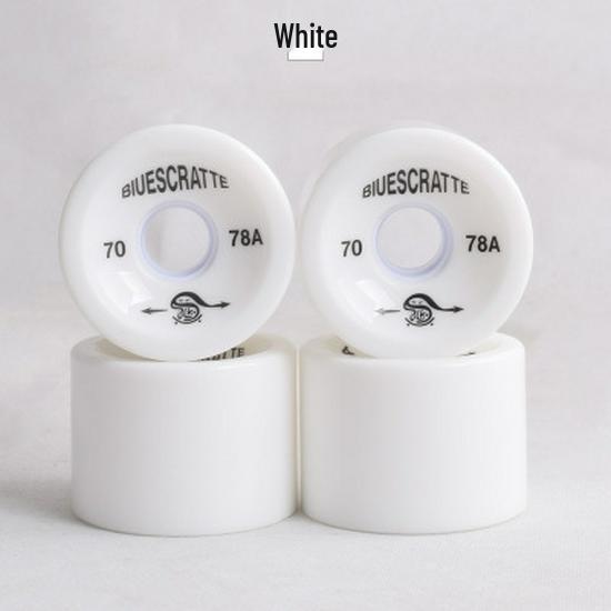 Mehrfarbige 78A High-Rebound Weiche PU-Räder für Street-Cruising - Longboard, Skateboard, Roller