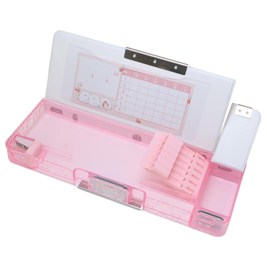 Silgi cepli kalem kutusu Daifuku Tit [Kalem Kutusu] Çift taraflı / Uzun kuyruklu