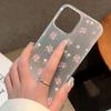 Mobile Phone Cases for iPhone 11 13 15 Pro Max 12 14 Pro Max Case iPhone 16 15 Plus 13 Pro 12 Frosted Texture Painted Cartoon Flowers