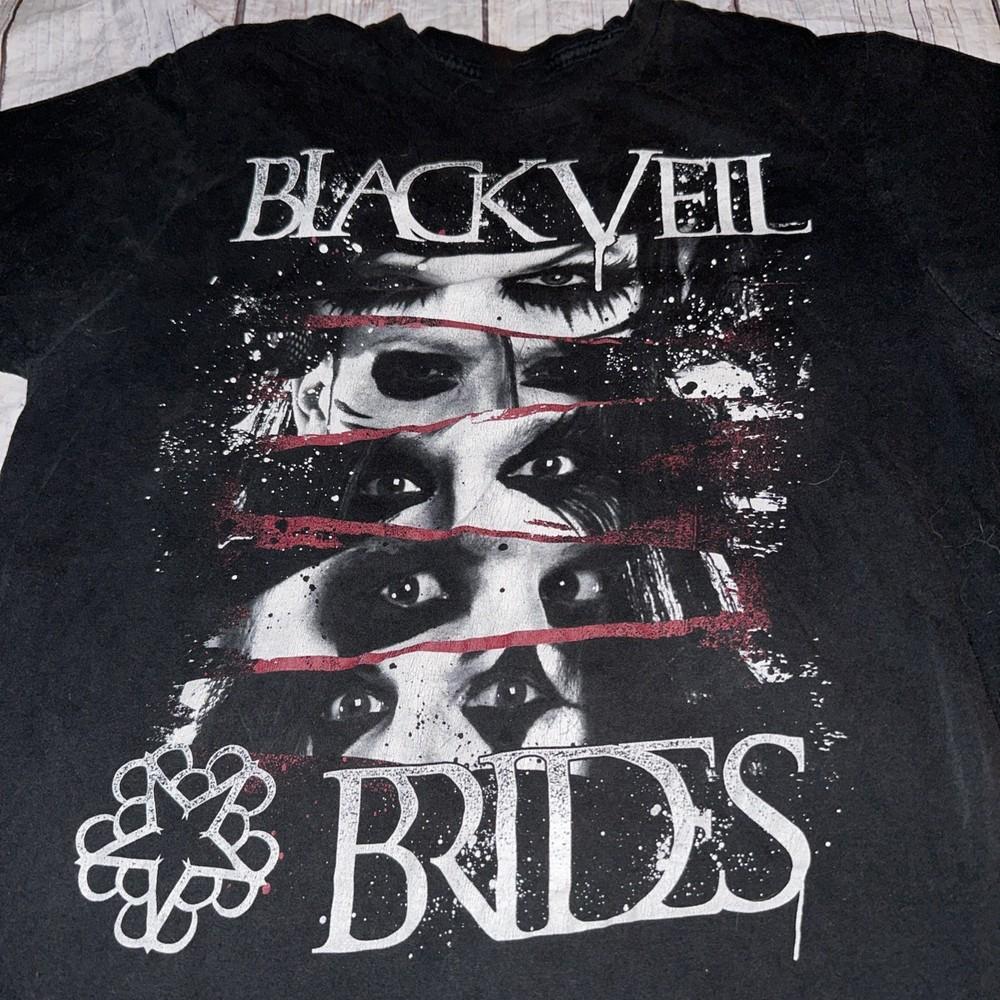 Винтажная черная футболка Black Veil Brides Bay Island S-5XL NE194 Унисекс XXXL