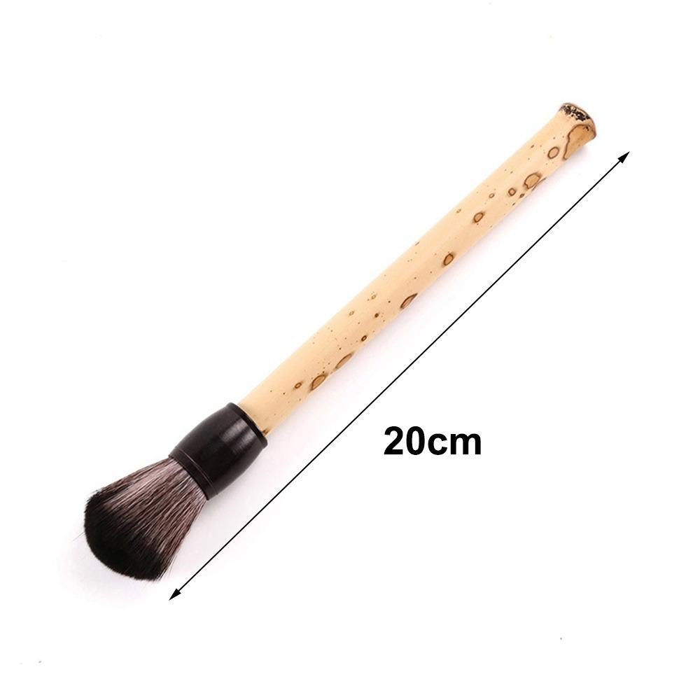 Bamboo Coffee Grinder Cleaning Brush Natural Bristles Vintage Espresso Machine Cleaner Retro Coffee Machine Accessories Cafe Use