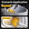 30 40 50mm Brazed Mushroom Head Diamonded Grinding Bits For Inner Arc Bowl Bottom Trimming Engraving Bit Polishing Grinding Tool