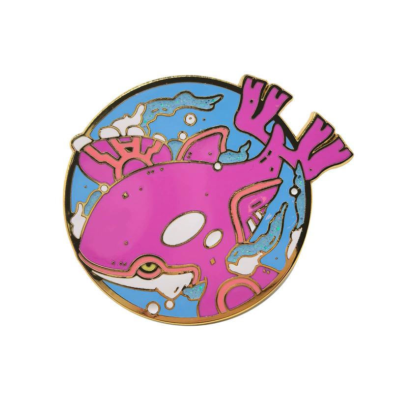 Anime Game Pokemon Hard Enamel Pins Cute Cartoon Gengar Brooches On Clothes Lapel Badges Metal Jewelry Accessories