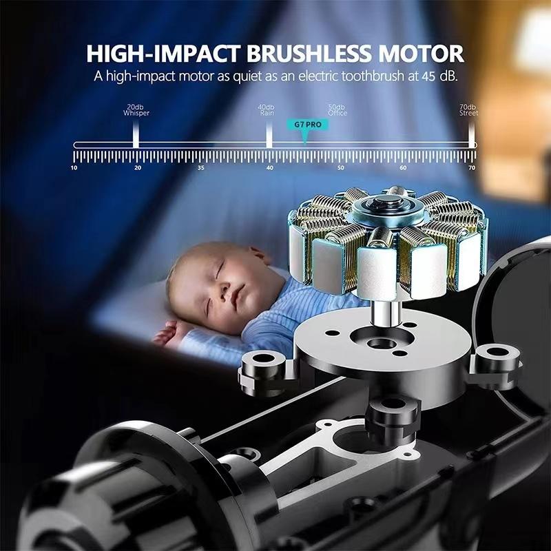 32 Speed LCD Body Massge Gun Vibration Neck Massager Portable Fitness Device For Body Neck Arm