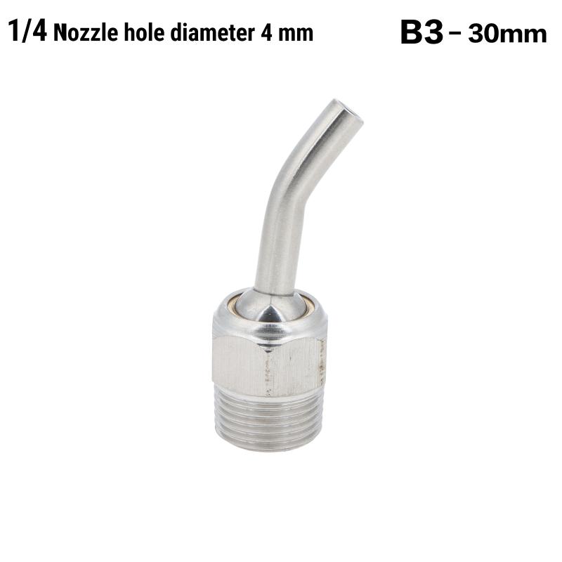 Stainless Steel Coolant Hose Nozzles Low Maintenance Anti Rust for CNC Lathes Toolholder Factory Machining Tooling