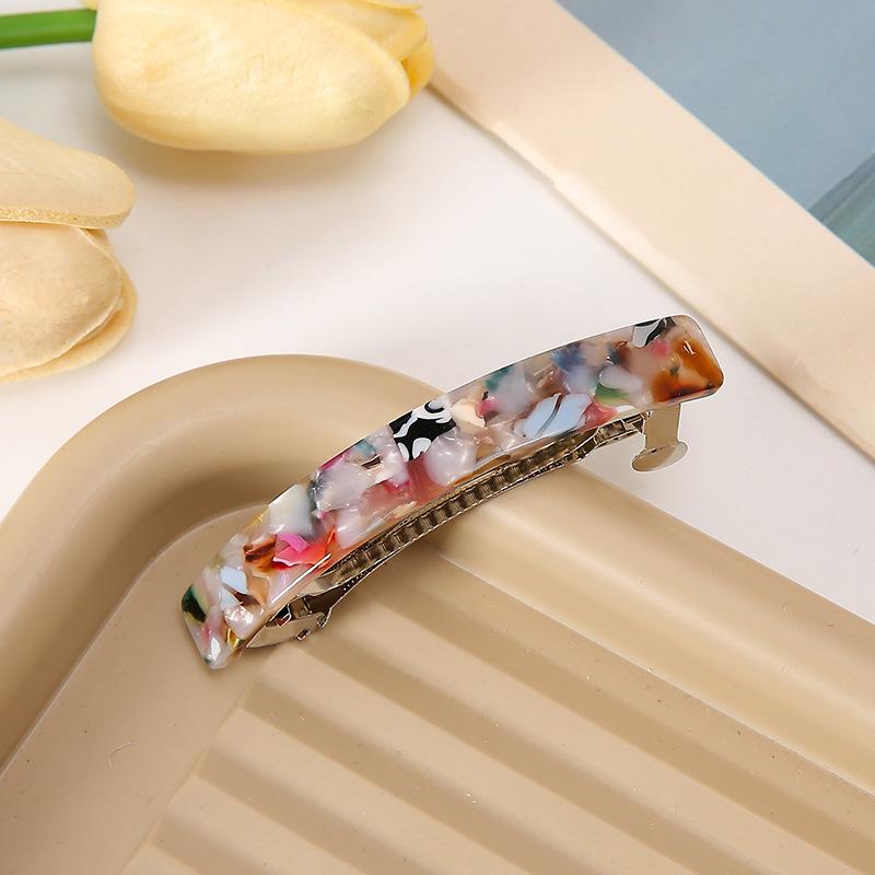 Цветочный ацетатный зажим для волос в корейском стиле для женщин