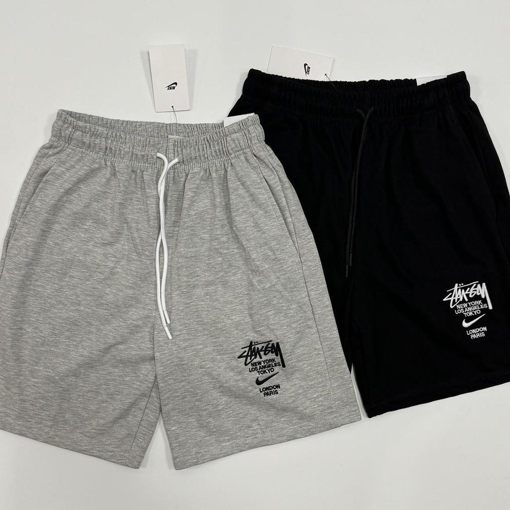 Men's Summer Embroidered Straight-Leg Jumpman Logo Sports Pants