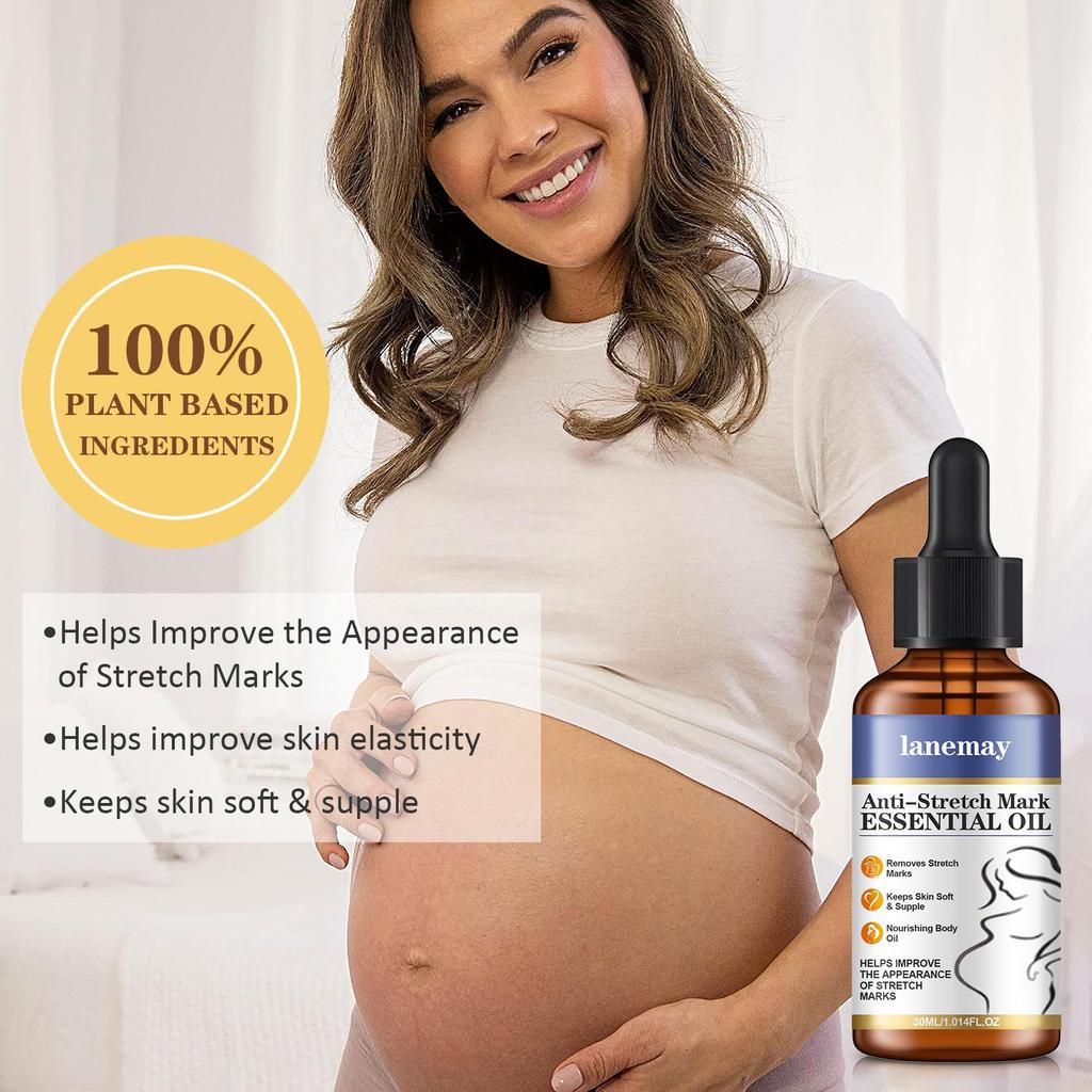 Anti-Stretch Mark Essential Oil-Provide Comfort And Relief To Stretched Skin-Keep Skin Soft And Supple, 30ml