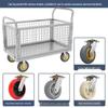 90x60cm Heavy-Duty Flatbed Hand Truck