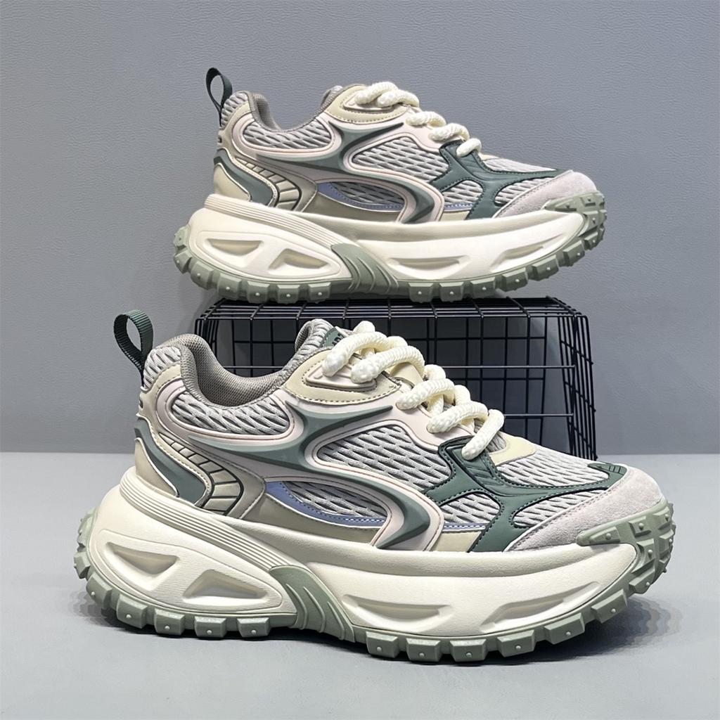 Spring and Autumn new men's shoes platform casual sports shoes high-quality dad shoes