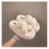Thick bottom Internet celebrity fluffy slippers women wear 2025 autumn new super hot explosion comfortable fluffy foreign gas cotton drag