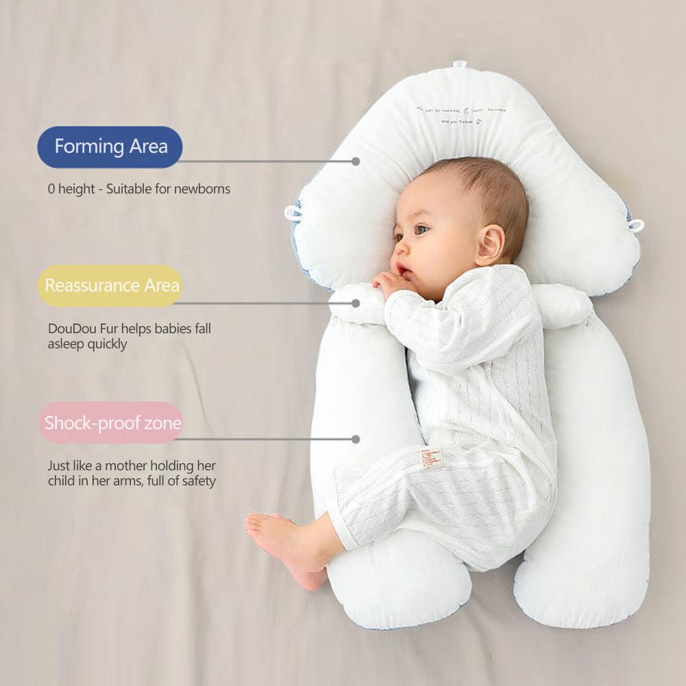 Newborn Anti-Rollover Pillow Baby Pillow Anti-Startle Sleep Baby Safety Sleep Pillow