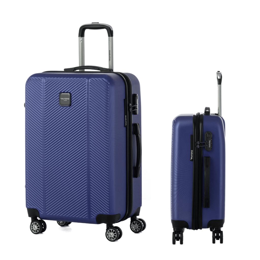 Set of 2 Rigid Suitcases  (M-66cm) (S-56cm) TBO NAVY