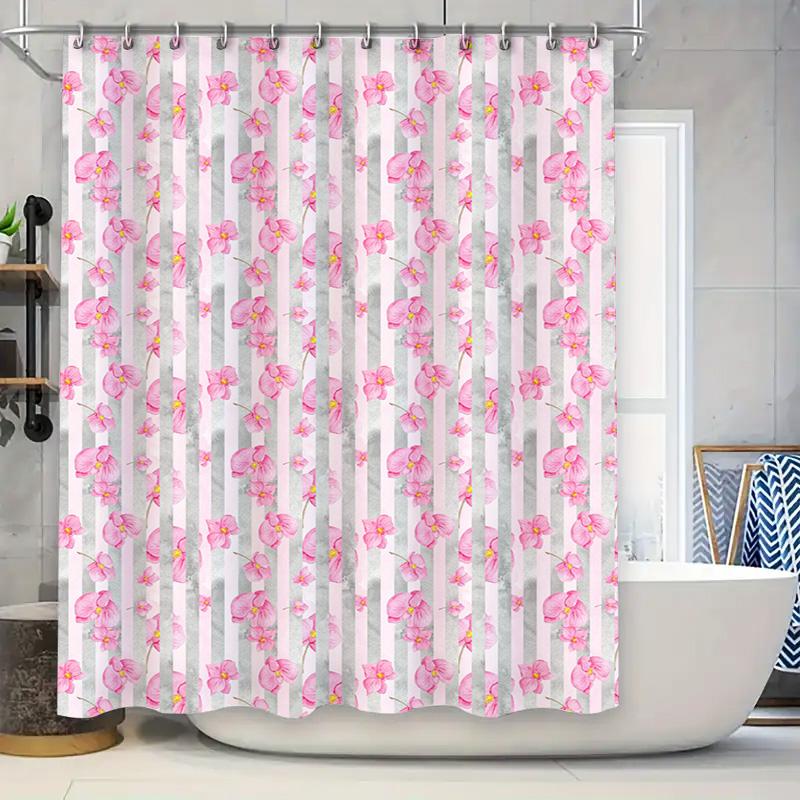 

Beach Sunset Shower Curtain Extra Large Print 72x84 inches Bath Decor with Seagulls and Waves for Home Kitchen or Bathroom Decor 90x180cm
