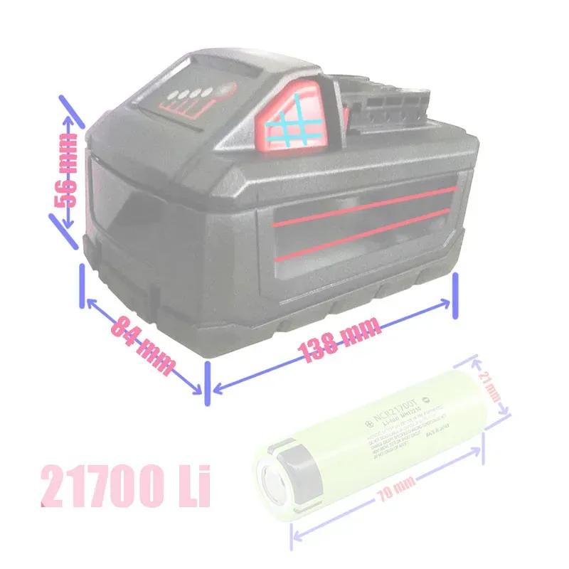 10x21700 Battery Plastic Case with PCB Charging Protection Board Box Shell For Milwaukee m18 18V 8Ah Lithium Battery Housings