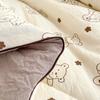 Washed Double Gauze Super Soft Summer Blanket Grade A Lightweight Breathable Thin Quilt Queen Soya Fibre Fill Summer Comforter