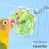 Parrot Spinner Fun: Flying Saucer Bird Toy for Boredom Relief and Chewing, Birdcage Decoration