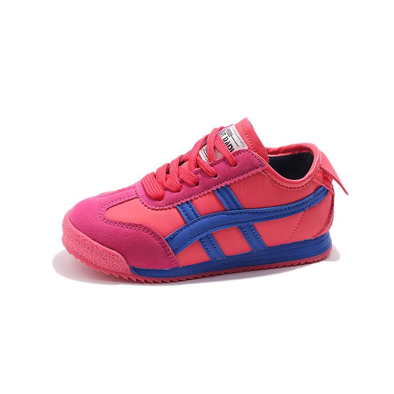 

Children s moral training shoes 2025 spring and autumn explosion leather baby girl casual shoes fashion soft sole non-slip boys single shoes 26-30 yards 5 pairs in one hand