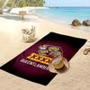 Queensland Maroons Druck Strandtuch Weich Tragbar Schnell?Trockenes Handtuch für Pool Sommerurlaub Outdoor Sport