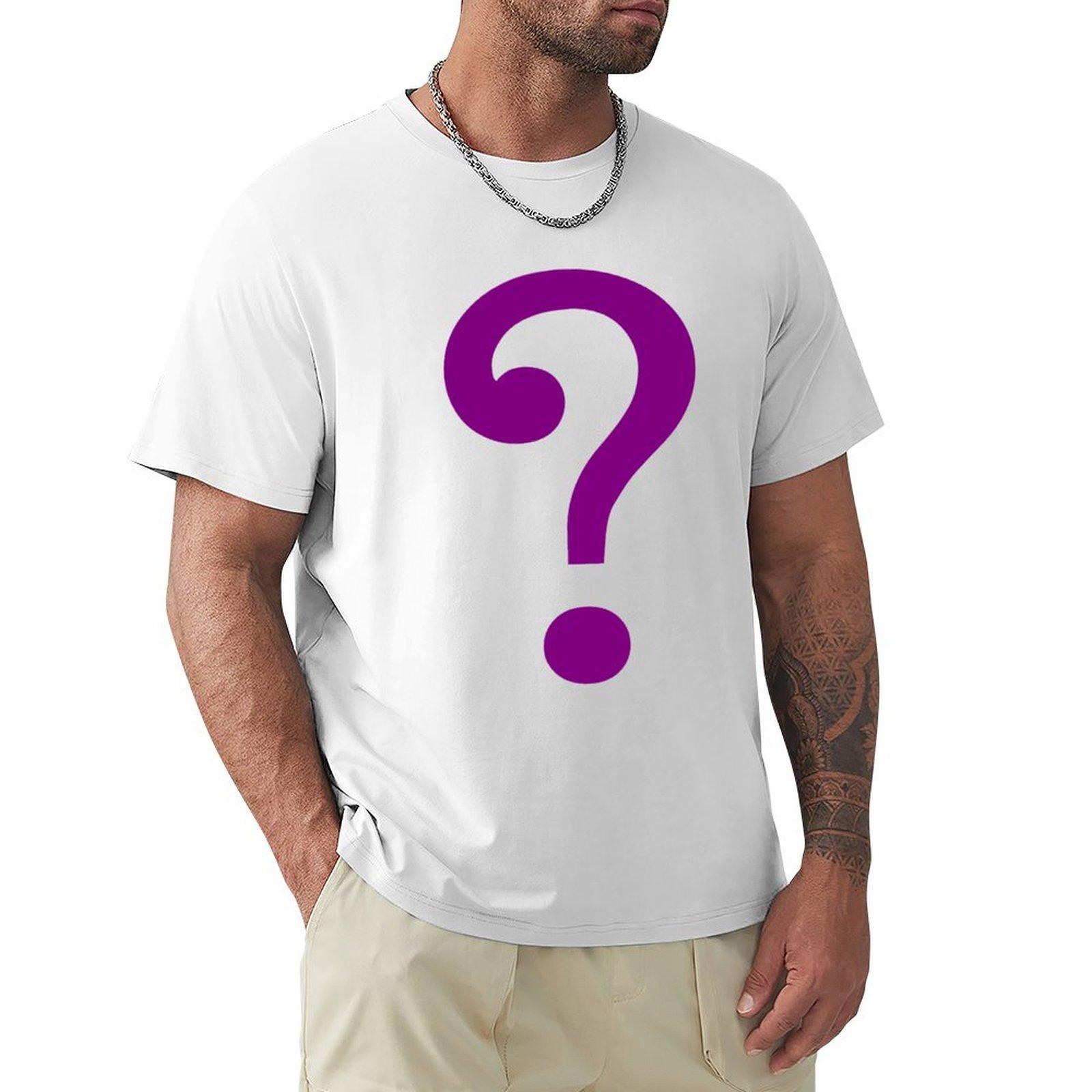 Riddle Me This (2) Tshirt Casual Loose Fit Short Sleeve Tshirt S