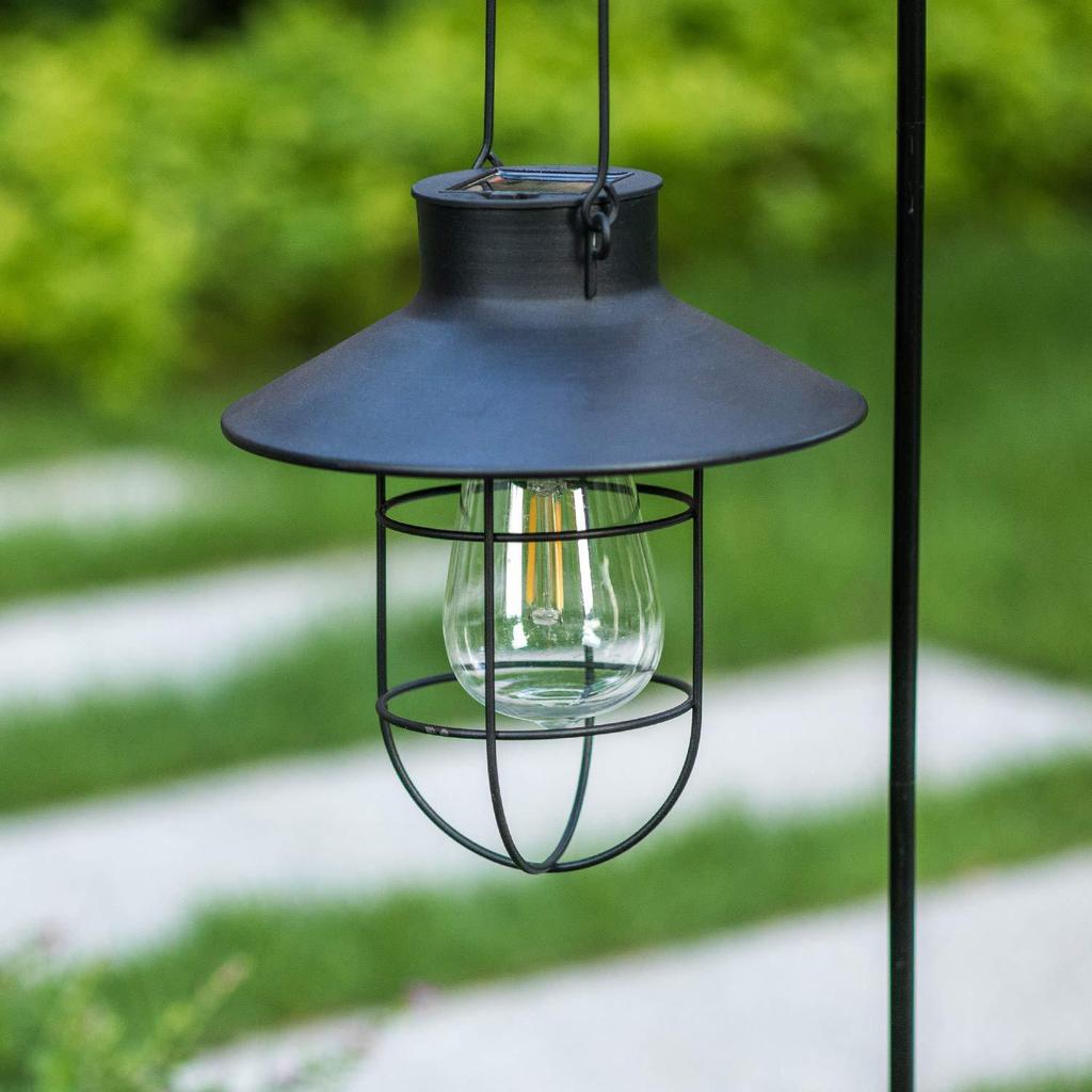JYL TS/011,Solar Vintage Explosion-Proof Light for Outdoor Garden Camping Balcony Hanging Ambient Night Lamp