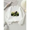 European Sizes Girls' Long-Sleeve Round Neck Sweatshirt "Mamasaurus Rex Dinos" Print, Spring/Autumn, Casual, Daily & Sports.