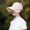 Summer Sunscreen Cap Men Women Wide Retractable Brim Outdoor Sports Peaked Cap Sun Hat Golf cap