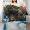 Comfy Blanket Throw Blanket Warm Plush Fuzzy Blanket for Living Room