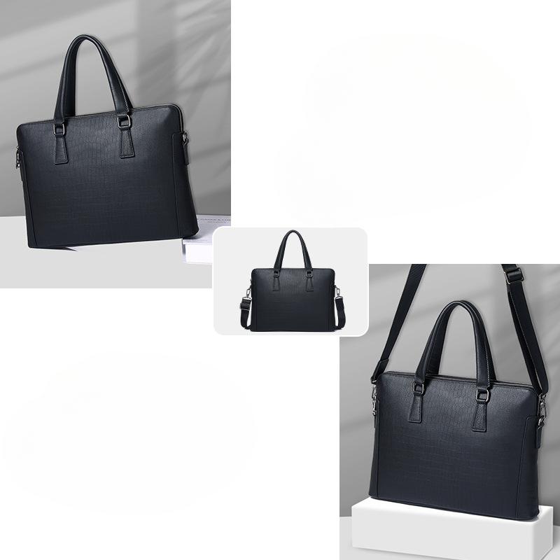 Modische Herrenhandtasche Rindsleder High-End Herren Aktentasche
