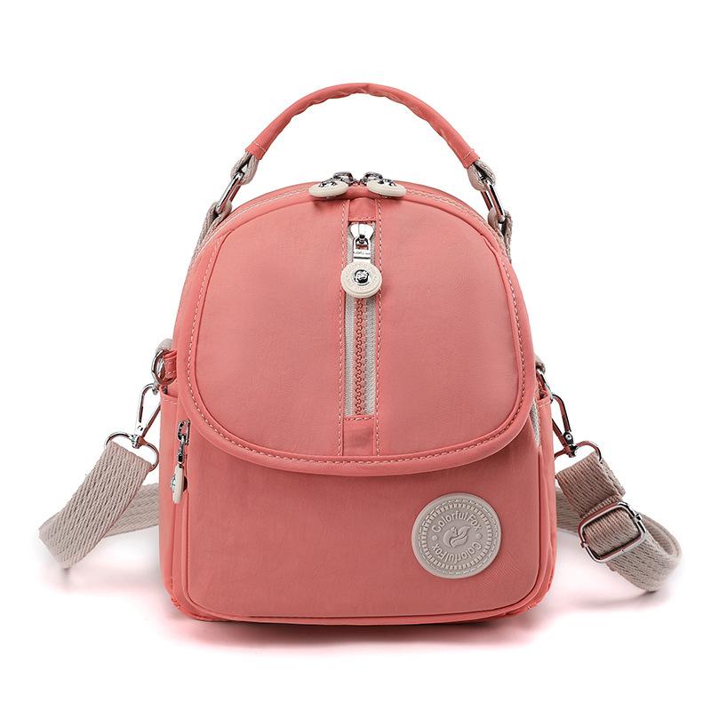 New Women's Shoulder Bag Simple Multi-functional Backpack Outdoor Leisure Large Capacity Fashion Contrasting Messenger Bag
